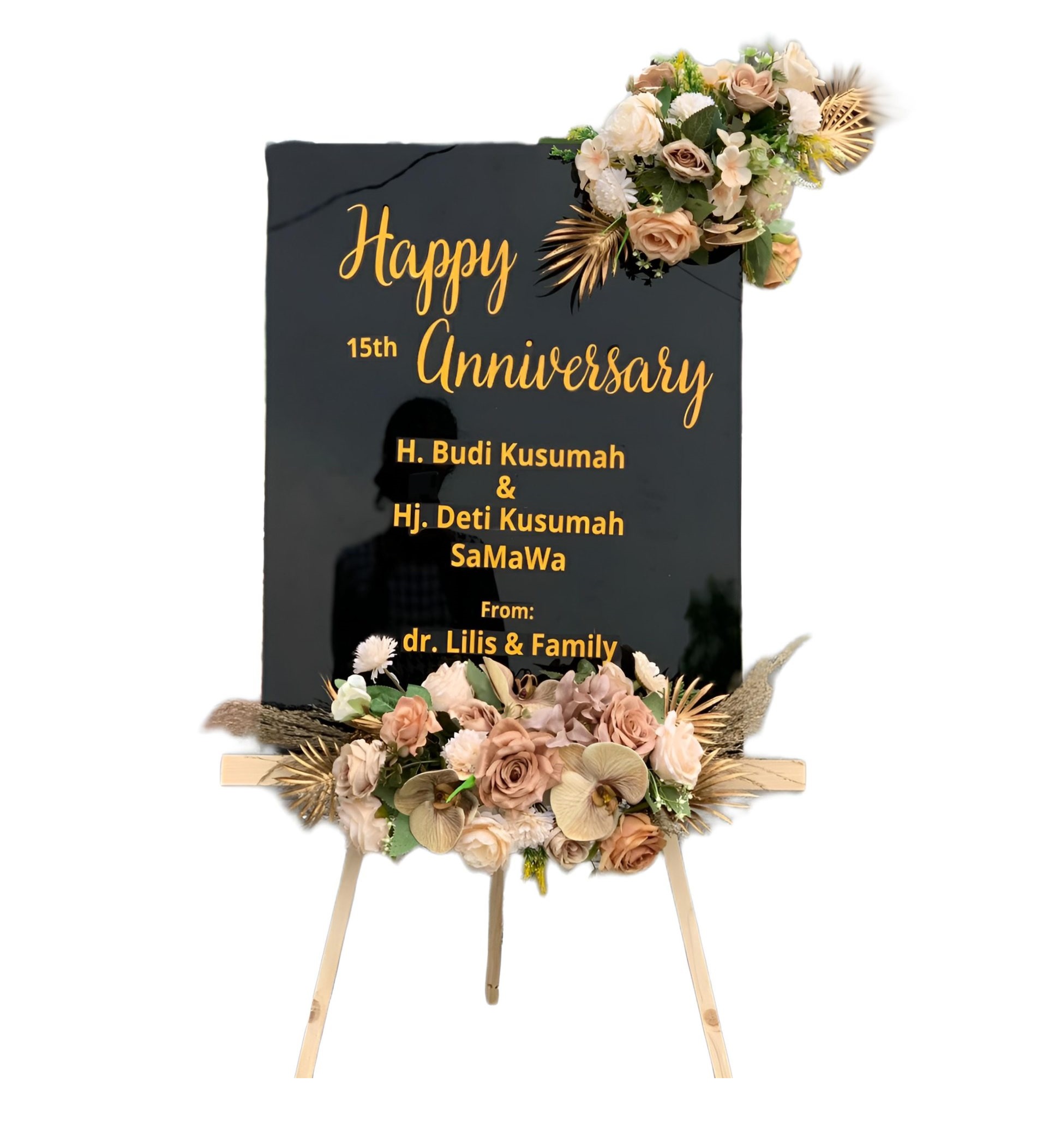 Papan Bunga Akrilik Dumai Kota